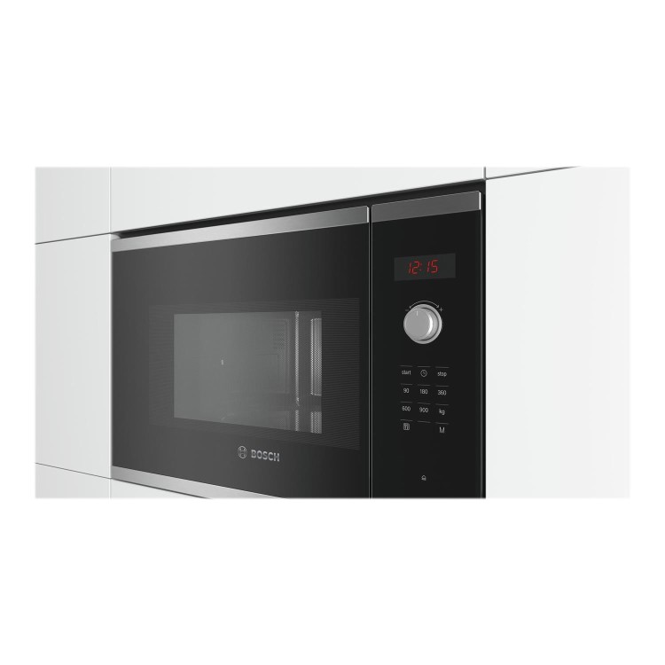 Refurbished Bosch BFL553MS0B 60cm 800W Microwave Silver