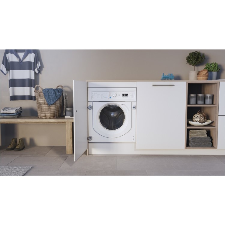 Indesit Push&Go 9kg 1400rpm Integrated Washing Machine