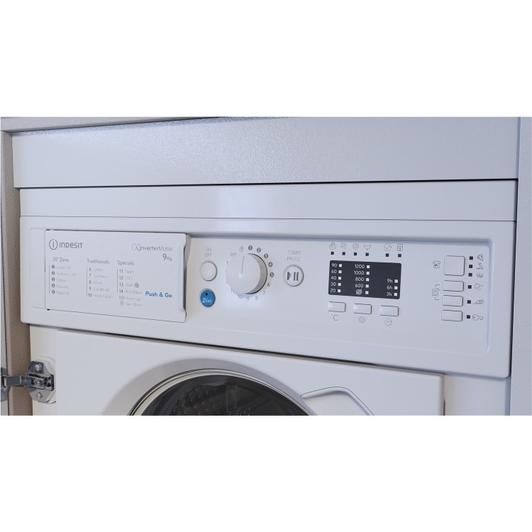 Indesit Push&Go 9kg 1400rpm Integrated Washing Machine