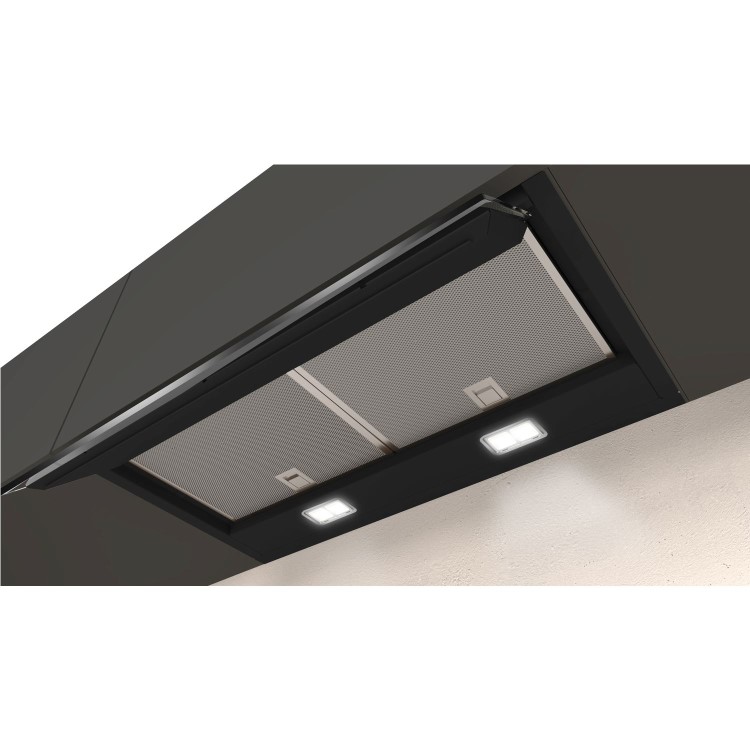 Refurbished Neff N70 D65XAM2S0B 60cm Canopy Cooker Hood Black