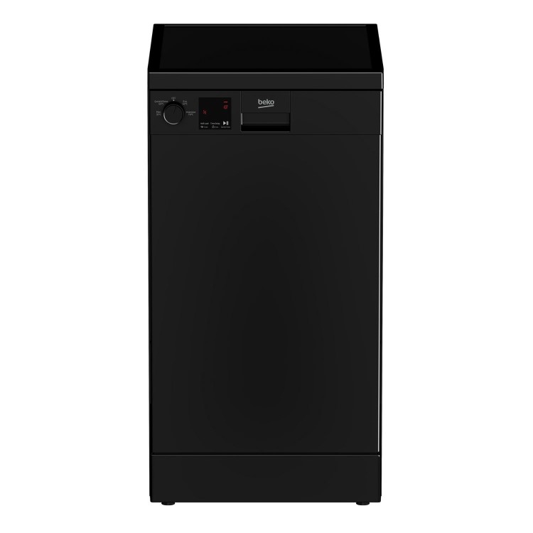 Refurbished Beko DVS04020B 10 Place Freestanding Dishwasher Black