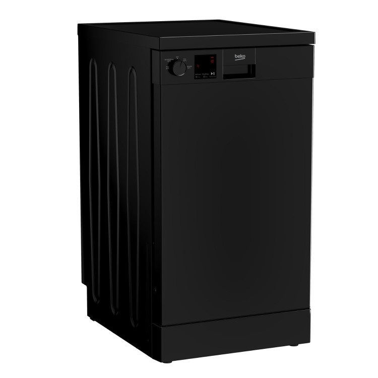 Beko Freestanding Slimline Dishwasher - Black