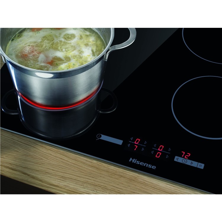 Hisense 60cm 4 Zone Ceramic Hob