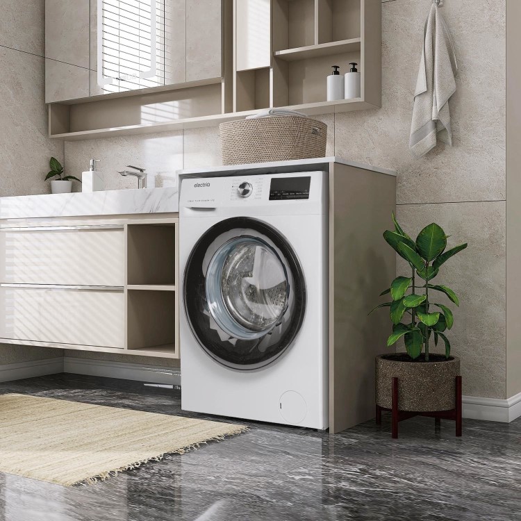 electriQ 12kg 1400rpm Washing Machine - White