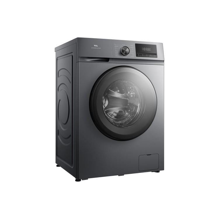 Refurbished TCL F Series FF1024SA0UK Freestanding 10KG 1400 Spin Washing Machine Graphite