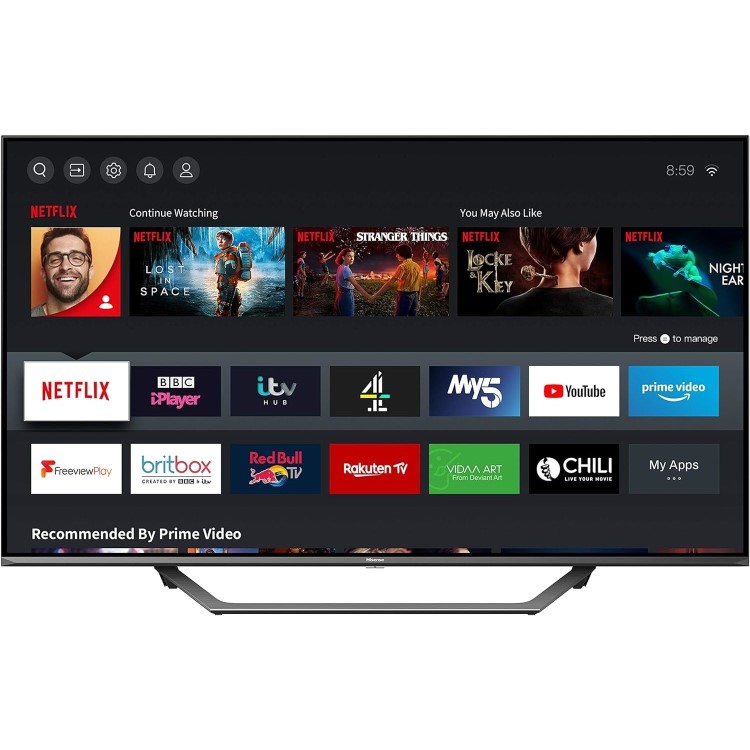 Refurbished Hisense 65" 4K Ultra HD HDR LED Smart TV without Stand