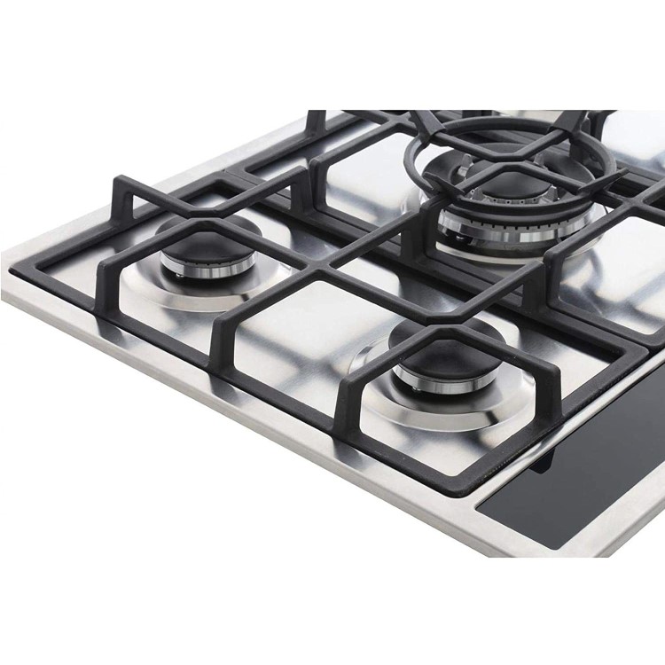 Refurbished CDA HG7351SS 70cm 5 burner Gas Hob with Wok Burner Stainless Steel