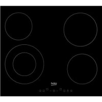 Refurbished Beko HIC64402T 60cm 4 Zone Ceramic Electric Hob Black