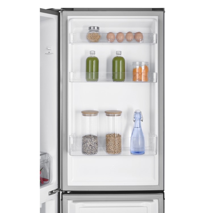 Hoover 259 Litre 60/40 Freestanding Fridge Freezer - Silver