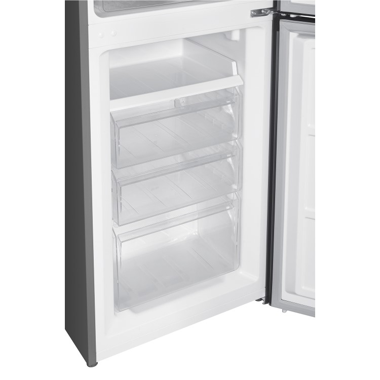 Hoover 259 Litre 60/40 Freestanding Fridge Freezer - Silver