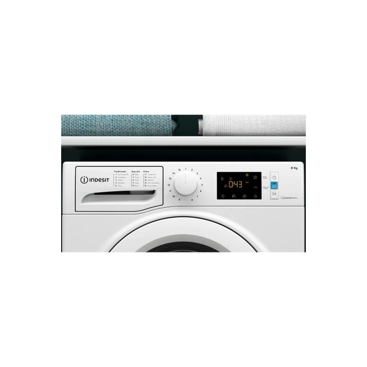 Refurbished Indesit I3D81WUK Freestanding Condenser 8KG Tumble Dryer White