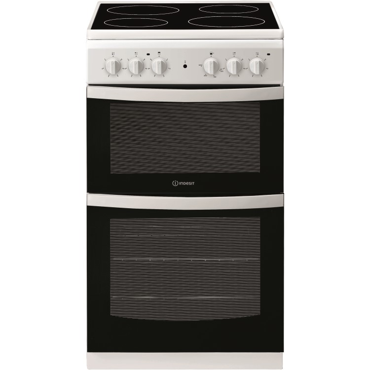 Indesit 50cm Electric Cooker - White