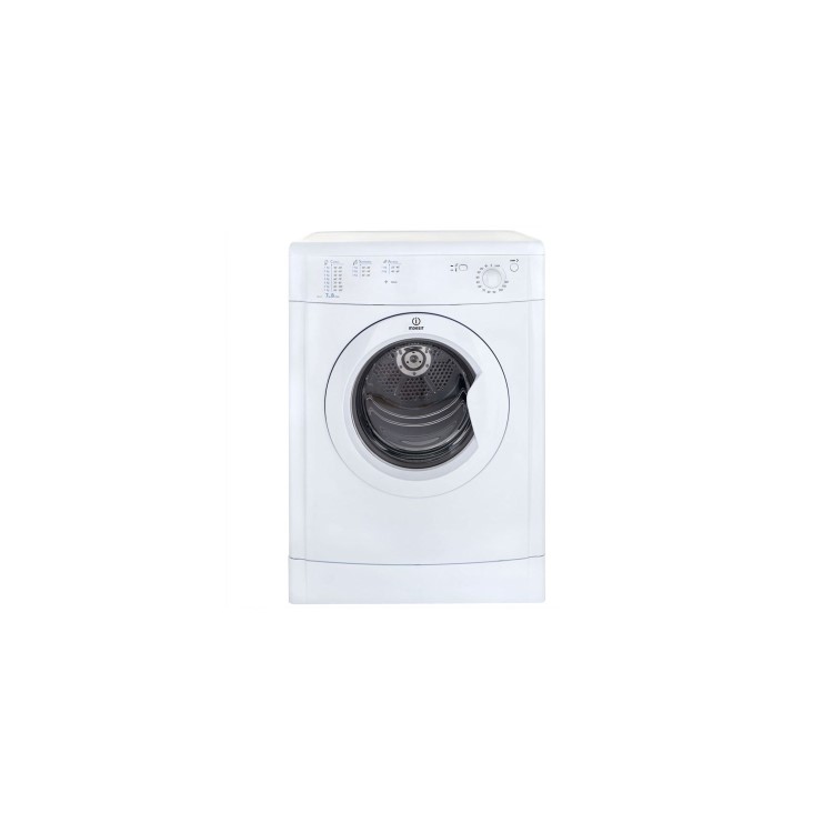 Refurbished Indesit Ecotime IDV75 Freestanding Vented 7KG Tumble Dryer White