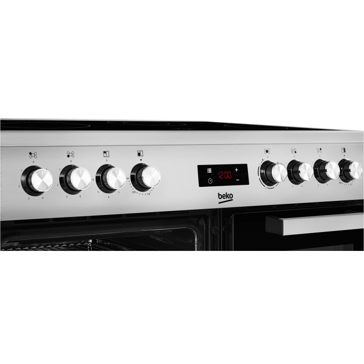 Beko 90cm Electric Range Cooker - Stainless Steel