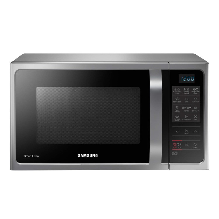 Refurbished Samsung MC28H5013AS 28L 900W Freestanding Combination Microwave Oven Silver