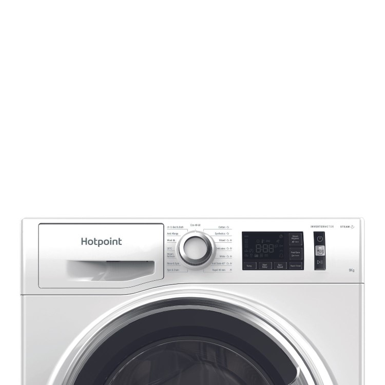 Refurbished Hotpoint ActiveCare NM11948WCAUK Freestanding 9KG 1400 Spin Washing Machine White