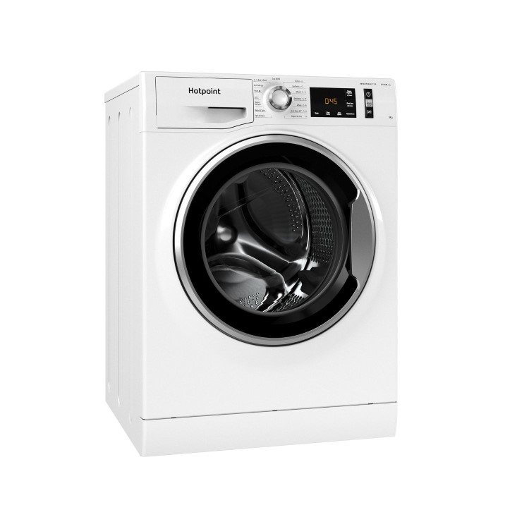 Refurbished Hotpoint ActiveCare NM11948WCAUK Freestanding 9KG 1400 Spin Washing Machine White