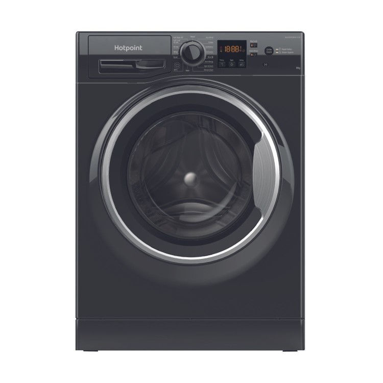 Hotpoint AntiStain 8kg 1400rpm Washing Machine - Black