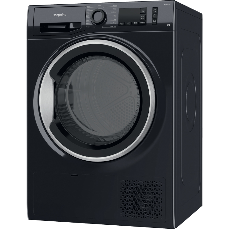 Hotpoint Crease Care 8kg Heat Pump Tumble Dryer - Black