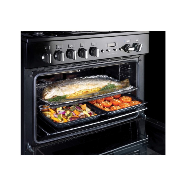 Rangemaster Professional Plus FX 90cm Electric Induction Range Cooker - Black