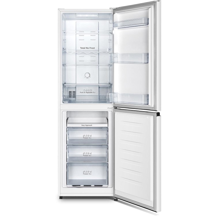 Hisense 256 Litre 50/50 Freestanding Fridge Freezer - White