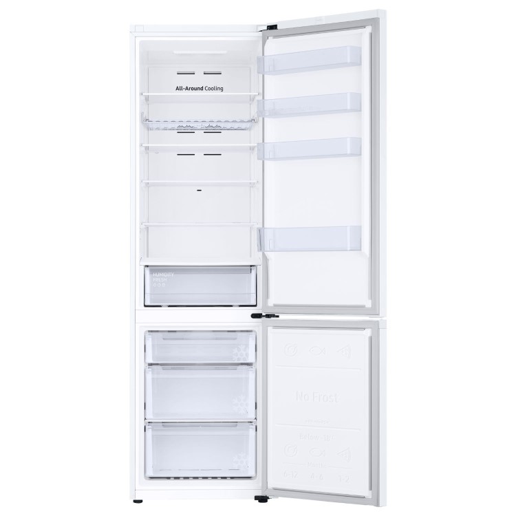 Refurbished Samsung Series 6 RB38C602EWW Freestanding 390 Litre 70/30 Frost Free Fridge Freezer White