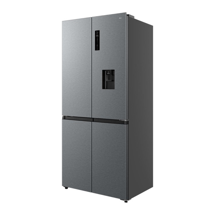 TCL 518 Litre Free Built-In Four Door American Fridge Freezer - Stainless Steel