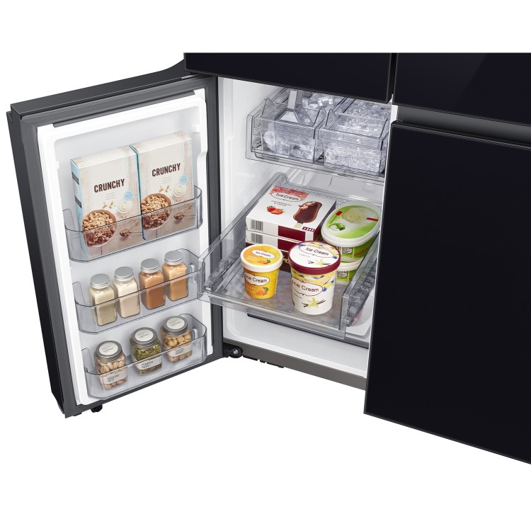 Refurbished Samsung Bespoke RF65A967622 647 Litre Frost Free American Fridge Freezer Black