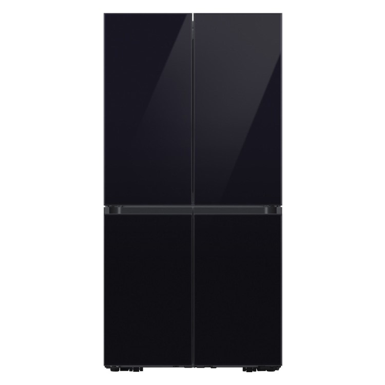 Samsung Bespoke 647 Litre Four Door American Fridge Freezer with Beverage Centre - Black