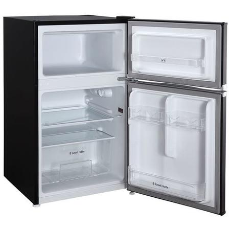 Refurbished Russell Hobbs RHUCFF50B Freestanding 90 Litre 70/30 Low Frost Fridge Freezer Black