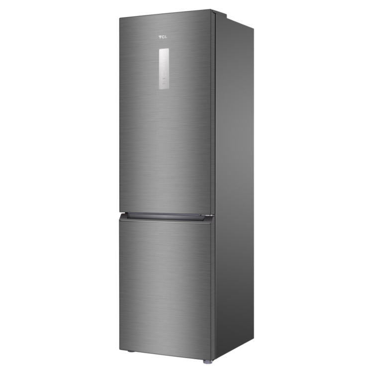 TCL 282 Litre 70/30 Freestanding Fridge Freezer - Stainless Steel