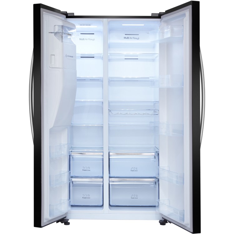 Refurbished Hisense RS694N4IBF Freestanding 562 Litre American Frost Free Fridge Freezer