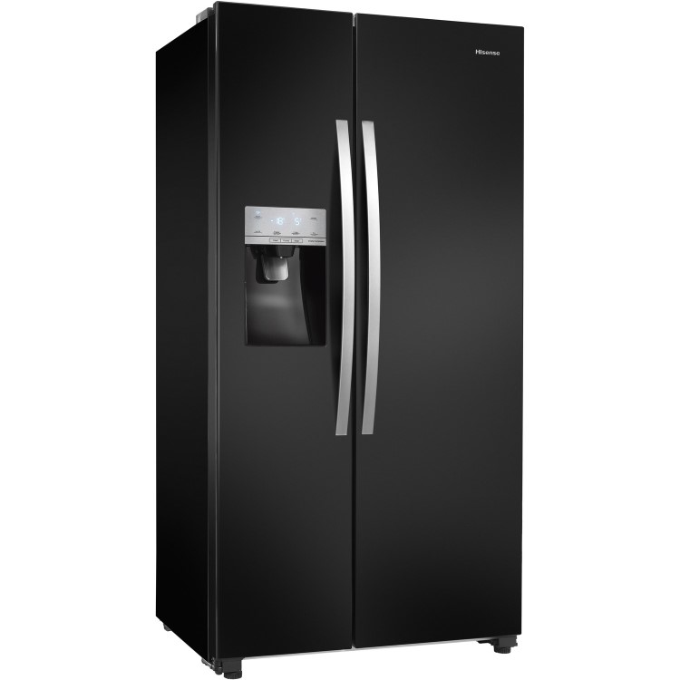 Refurbished Hisense RS694N4IBF Freestanding 562 Litre American Frost Free Fridge Freezer