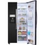 Refurbished Hisense RS694N4IBF Freestanding 562 Litre American Frost Free Fridge Freezer