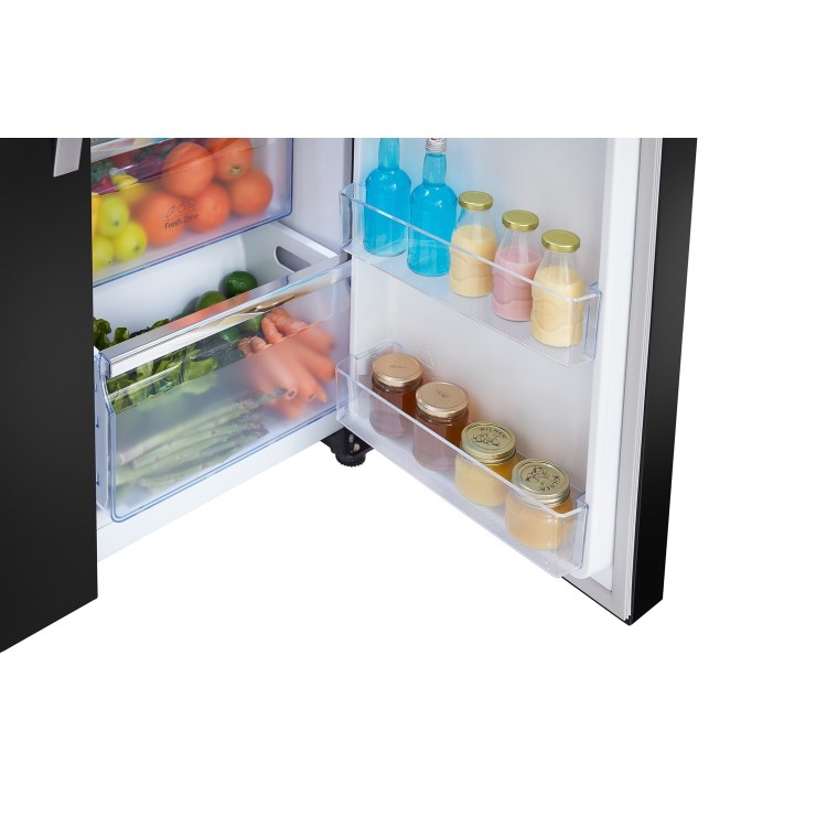 Refurbished Hisense RS694N4IBF Freestanding 562 Litre American Frost Free Fridge Freezer