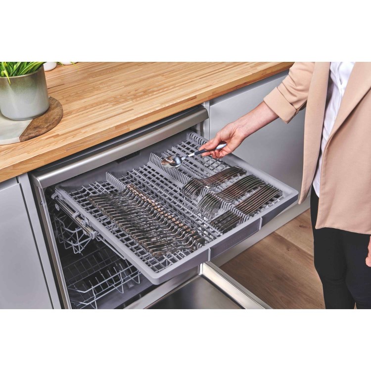 Bosch Series 2 Freestanding Dishwasher - Smart Wi-Fi, D-Rated, Stainless steel