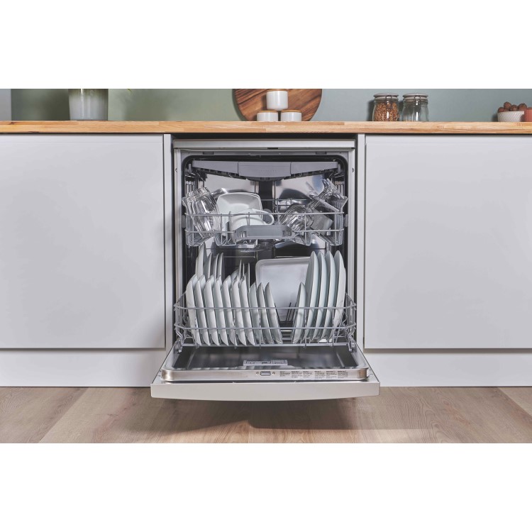 Bosch Series 2 Freestanding Dishwasher - Smart Wi-Fi, D-Rated, Stainless steel