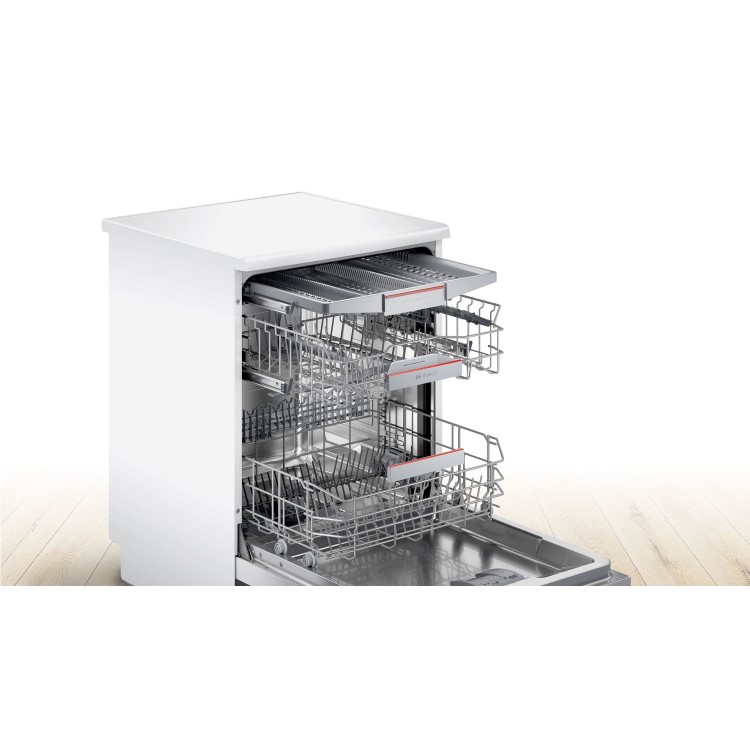 Refurbished Bosch SMS4HCW40G Series 4 14 Place Freestanding Dishwasher White