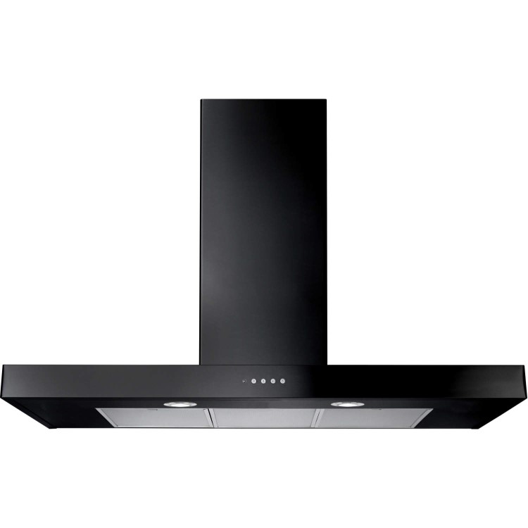 Refurbished Rangemaster UNBHDS100BL 100cm Slimline Chimney Hood Black