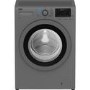 Refurbished Beko WDER7440421S Freestanding 7/4KG 1400 Spin Washer Dryer Silver