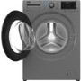 Refurbished Beko WDER7440421S Freestanding 7/4KG 1400 Spin Washer Dryer Silver