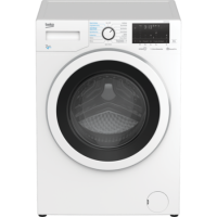 Refurbished Beko WDER7440421W Freestanding 7/4KG 1400 Spin Washer Dryer