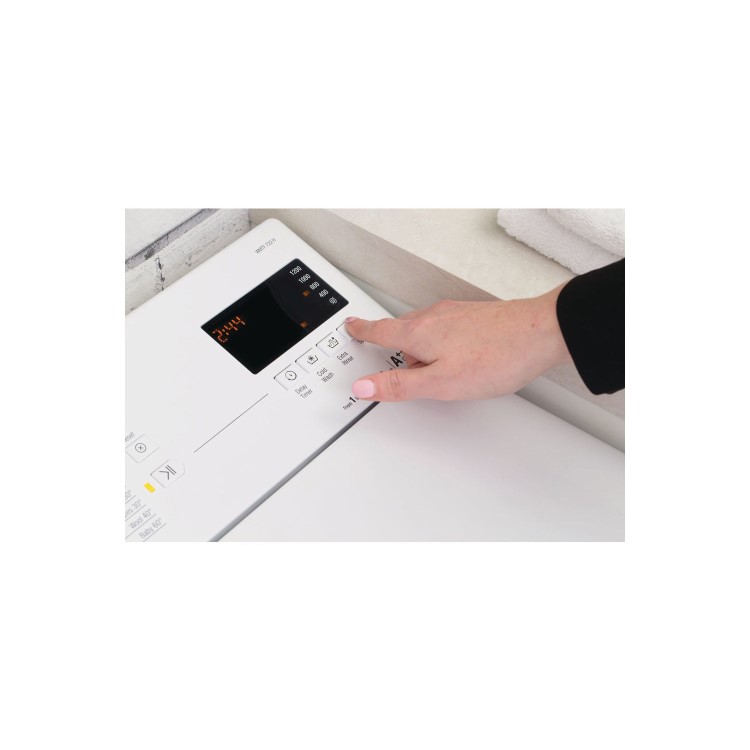 Hotpoint WMTF722H Aquarius 7kg 1200rpm Top Loading Freestanding Washing Machine - White