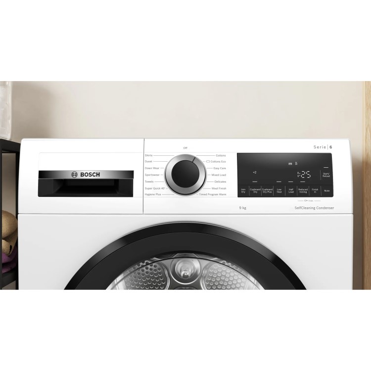 Refurbished Bosch WQG24509GB Freestanding Heat Pump 9KG Tumble Dryer White