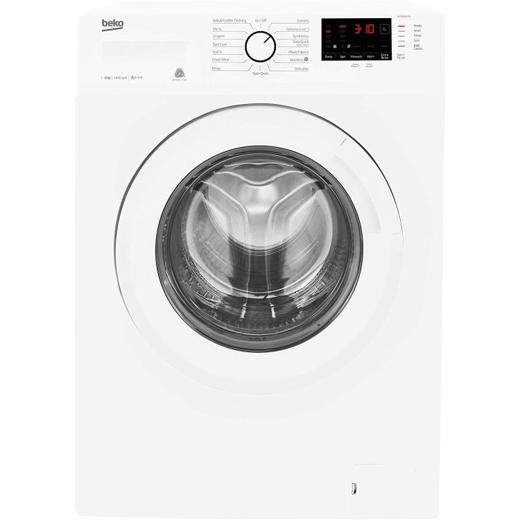 Refurbished Beko WTB841R2W Freestanding 8KG 1400 Spin Washing Machine