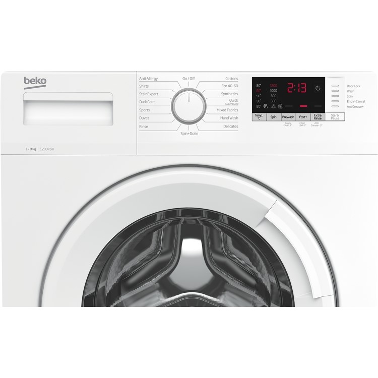 Refurbished Beko WTK92151W Freestanding 9KG 1200 Spin Washing Machine White