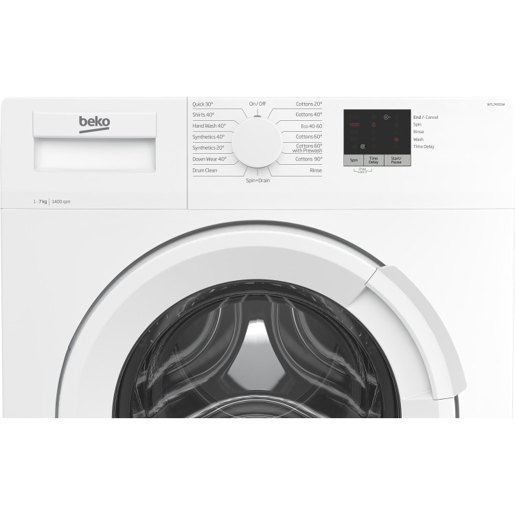 Refurbished Beko WTL74051W Freestanding 7KG 1400 Spin Washing Machine White