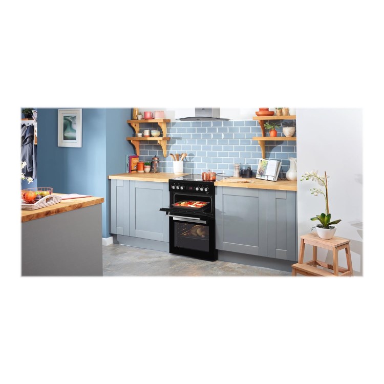 Refurbished Beko XDC653K 60cm 4 Zone Electric Cooker