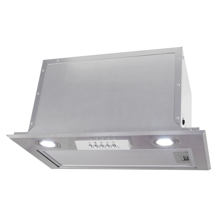 electriQ 52cm Canopy Cooker Hood - Stainless Steel