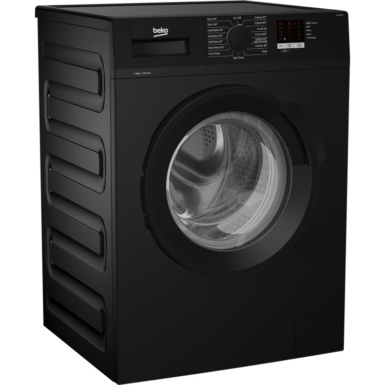 Beko WTL82051B 8kg 1200rpm Freestanding Washing Machine - Black